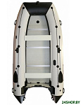 Картинка Надувная лодка Polar Bird Eagle PB-420Е ПБ16 стеклокомпозит (серый/белый)
