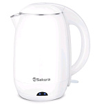 Картинка Электрочайник Sakura SA-2157W (белый)