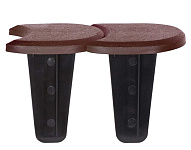 Картинка Палисада Prosperplast R222 IPAK1 (коричневый)
