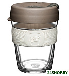 Картинка Многоразовый стакан KeepCup Longplay Brew M Latte 340мл (серый)