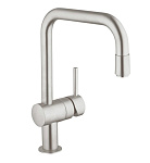 Картинка Смеситель Grohe Minta (сталь) [32067DC0]