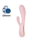 Вибратор Satisfyer Mono Flex с возможностью управления через смартфон розовый