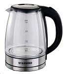 Картинка Чайник электрический StarWind SKG4777 (черный/прозрачный)