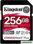 Картинка Карта памяти Kingston Canvas React Plus SDXC 256GB