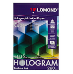 Картинка Фотобумага LOMOND голографическая А4 260 г/м2 10 л 0902041