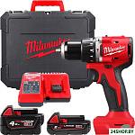 M18 M18BLPDRC-422C 4933492825 (с 2-мя АКБ 2 Ач + 4 Ач, кейс)