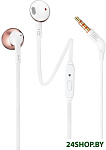 Картинка Наушники с микрофоном JBL T205 (розовое золото)