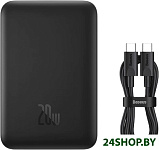 Magnetic Mini Wireless Fast Charge Power Bank 10000mAh 20W (черный)