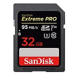 Картинка Карта памяти SanDisk Extreme PRO V30 SDHC 32GB [SDSDXXG-032G-GN4IN]