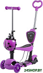 Картинка Самокат NOVATRACK Saddle Pro 2019 120SB.DISCOKIDS.VL9 (фиолетовый)
