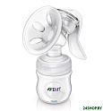 Молокоотсос ручной c бутылочкой PHILIPS AVENT SCF330/20