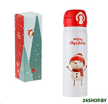 Картинка Термос для напитков Perfecto Linea 27-225468 (белый/снеговик)