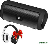 Enjoy S500 (черный) + Наушники Defender FreeMotion B525 (черный)