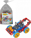 Картинка Конструктор Полесье Изобретатель-Автомобиль №1 (90 элементов) (в пакете) (55071)