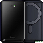 Magnetic Bracket Wireless Power Bank 20W 10000mAh (черный)