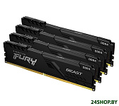 Картинка Оперативная память Kingston FURY Beast 4x8GB DDR4 PC4-21300 KF426C16BBK4/32