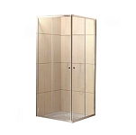 Картинка Душевой уголок BelBagno UNO-195-AH-2-100/80-C-Cr (прозрачное стекло)