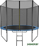 Картинка Батут GetActive Jump 10ft - 312 см с лестницей, внешней сеткой (синий)