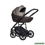 Картинка Детская универсальная коляска RIKO Basic Pacco 3 в 1 (07, кофейный/темно-коричневый)