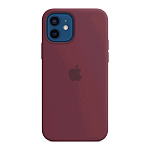 Картинка Чехол Apple MagSafe Silicone Case для iPhone 12/12 Pro (сливовый)