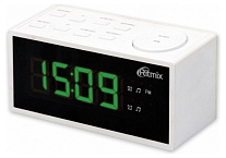 Картинка Радиочасы Ritmix RRC-1212 (белый)