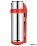 Картинка Термос Starwind 30-1800 (серебристый/красный)