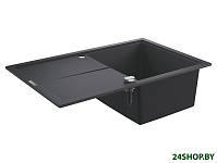 Картинка Кухонная мойка Grohe K400 50-C 78/50 1.0 31639AP0 (черный гранит)
