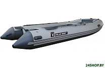 Картинка Надувная лодка Polar Bird Eagle PB-450Е ПБ21 стеклокомпозит (серый/белый)