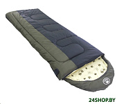 Картинка Спальный мешок BalMax Аляска Camping Plus -10 (левая молния, черный/хаки)