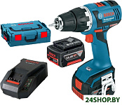 Картинка Дрель-шуруповерт аккумуляторная Bosch GSB 14,4 V-EC L-BOXX (06019D7001)