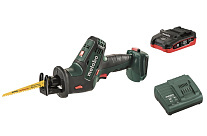 Картинка Сабельная пила Metabo SSE 18 LTX Compact (с 1-м АКБ 3.5 Ah)