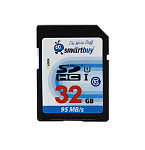 Картинка Карта памяти Smart Buy SDHC UHS-I U1 Class 10 32GB (SB32GBSDPrHC10)