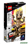 Картинка Конструктор Lego Marvel Я есть Грут 76217