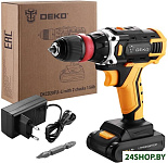 Картинка Дрель-шуруповерт Deko DKCD20FU-Li SET 1 063-4176 (с 1-им АКБ)