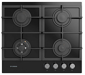 Картинка Газовая варочная поверхность Hyundai HHG 6434 BG (черный)