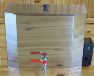 Картинка Водонагреватель для дачи Петромаш ЭВБО-15/1,25Н (в нержавеющем корпусе)