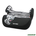 Картинка Детское сиденье Lorelli (Bertoni) Topo Comfort 2020 (серый/черный, зебра)