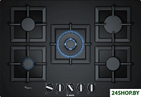 Картинка Газовая варочная поверхность Bosch PPQ7A6B20 черный