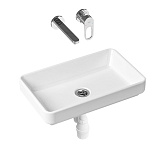 Картинка Умывальник Lavinia Boho Bathroom 21510156 (раковина, смеситель, сифон)