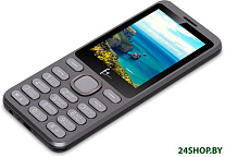 Кнопочный телефон F+ S286 (темно-серый)