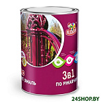Картинка Грунт-эмаль Olecolor 3 в 1 по ржавчине 4 кг (белый)