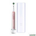 Электрическая зубная щетка Oral-B Pro 3 3500 Cross Action D505.513.3X (белый, розовый)