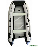 Картинка Надувная лодка Polar Bird Merlin PB- 360M ПБ37 стеклокомпозит (черный/белый)