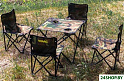 Стол со стульями WMC Tools WMC-SP-118C