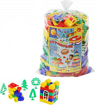 Картинка Конструктор Полесье Строитель Макси-плюс (350 элементов) арт.1016