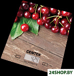 Картинка Кухонные весы CENTEK CT-2462 (Вишня)