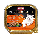 Картинка Консервированный корм для кошек Animonda Vom Feinsten Adult с курицей в морковном соусе 0.1