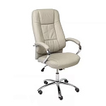 Картинка Кресло AksHome King A 83157 (кожа/кремовый)