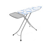 Картинка Гладильная доска Brabantia B 124x38 см 103629 (пузырьки/каркас серый металлик)