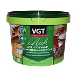 Картинка Лак VGT Для наружных и внутренних работ 2.2 кг (бесцветный глянцевый)